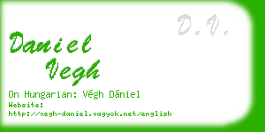 daniel vegh business card
